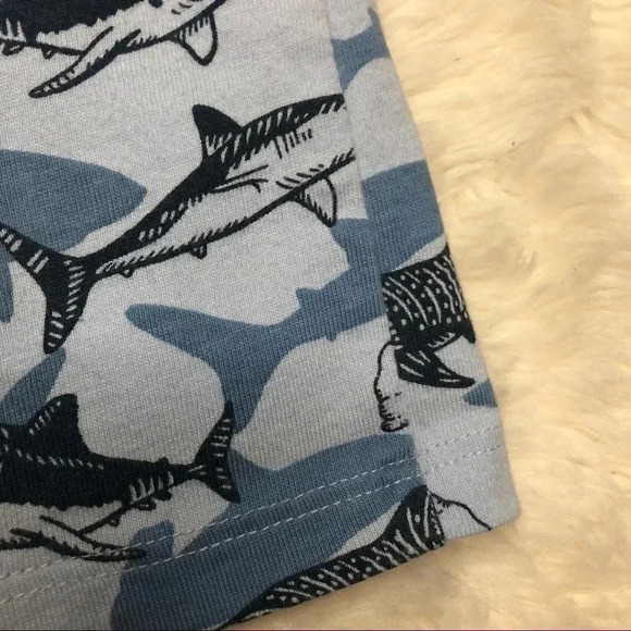 H&M Shorts Black & Blue Sharks  Size 2-3 Years - Picture 11 of 16